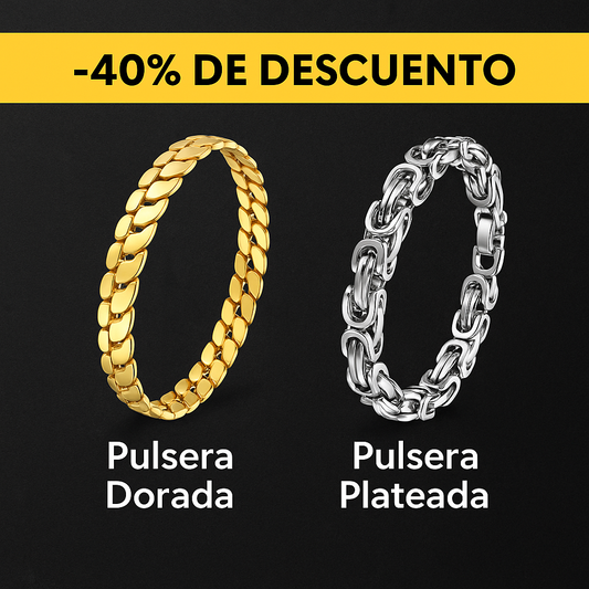 Block Gucci - Plateada & Flat Curbe - Dorada