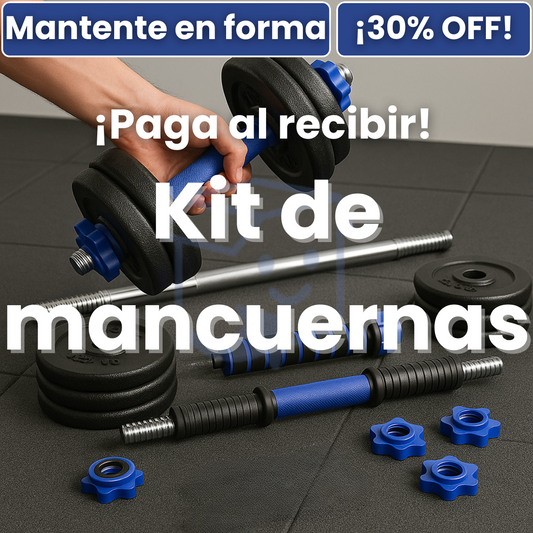 Kit de mancuernas ForgeFit™ | ¡Entrena donde quieras!